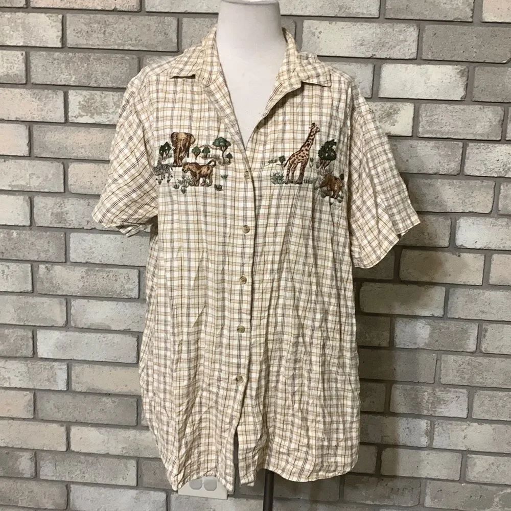 3for$20 button front 20w has animal embroidery